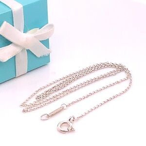 Tiffany & Co. Silver Chain Necklace 16”